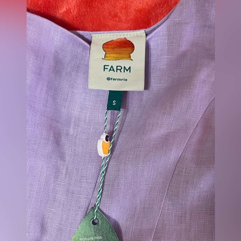 Farm Rio Linen Corset Top - Picture 8 of 16